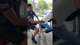 ASMR Library massage PART 2 Chaz Armstrong Massage Ninja