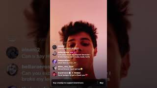 Brent Rivera On Instagram Live