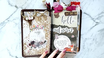 Flip Through of my Foxy Fix Rowena no.4 personal size TN Autumn Setup
