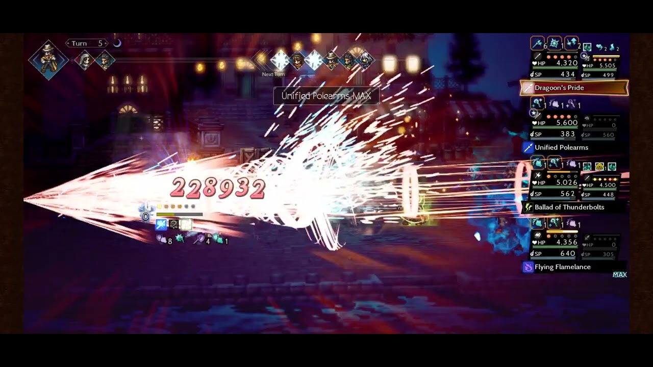 Octopath COTC Canalbrine lvl 120 NPC (Devout Cleric) in 6T