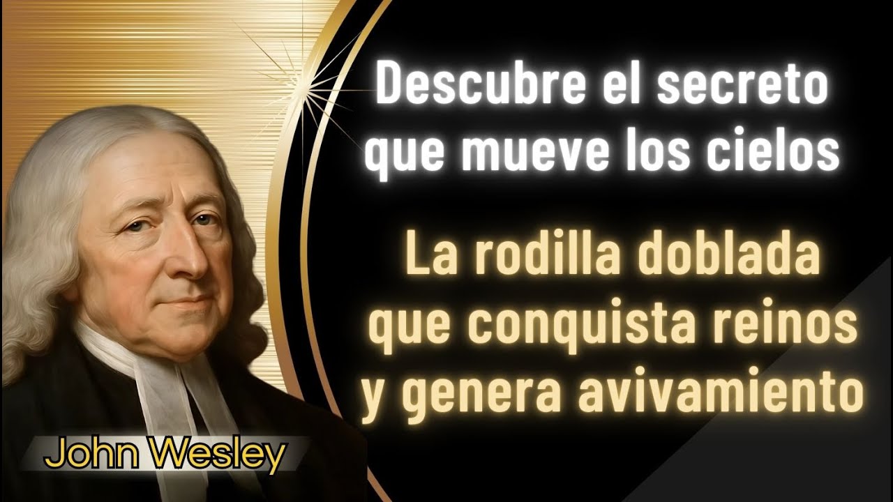 “El poder de la rodilla doblada que conquista reinos invisibles y transforma vidas - John Wesley”