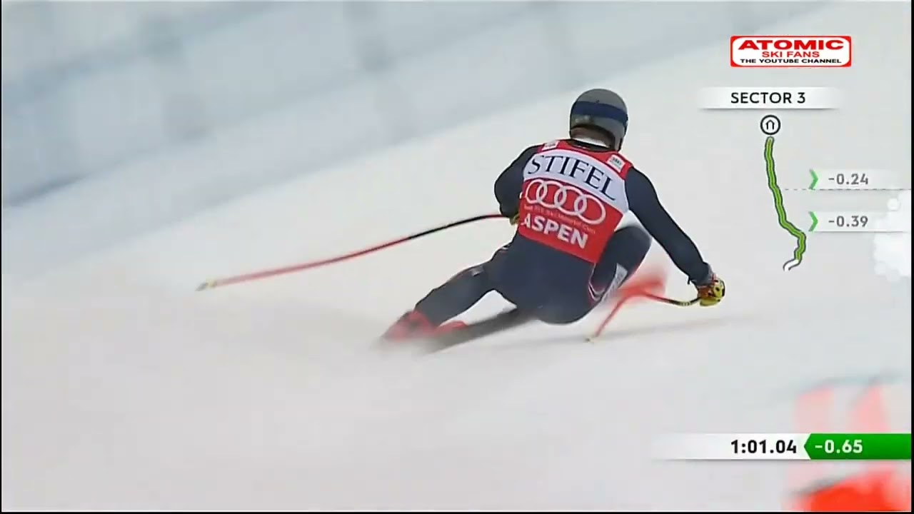 Aleksander Aamodt Kilde 🇳🇴 - Aspen 🇺🇸  men's downhill, the winning run, March 4, 2023, 