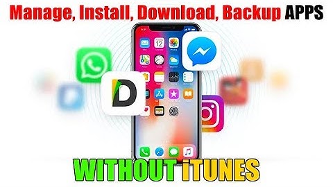 Easily Manage, Install, Download, Backup & Restore APPS Without iTunes