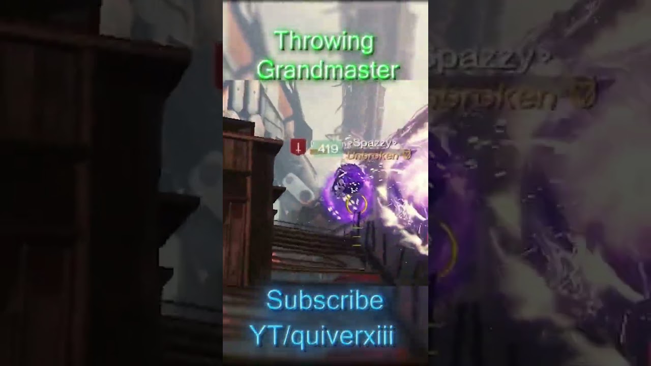 How to Throw a Grandmaster #destiny2