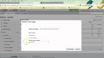 How to Create a page in PB works