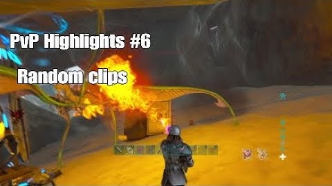 Random clips | PvP Highlights #6 - Ark official PS4 - Small tribes