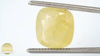 Product Video for: Ceylon Pukhraj Stone 7.02 Carat (7.71 Ratti) Yellow Sapphire