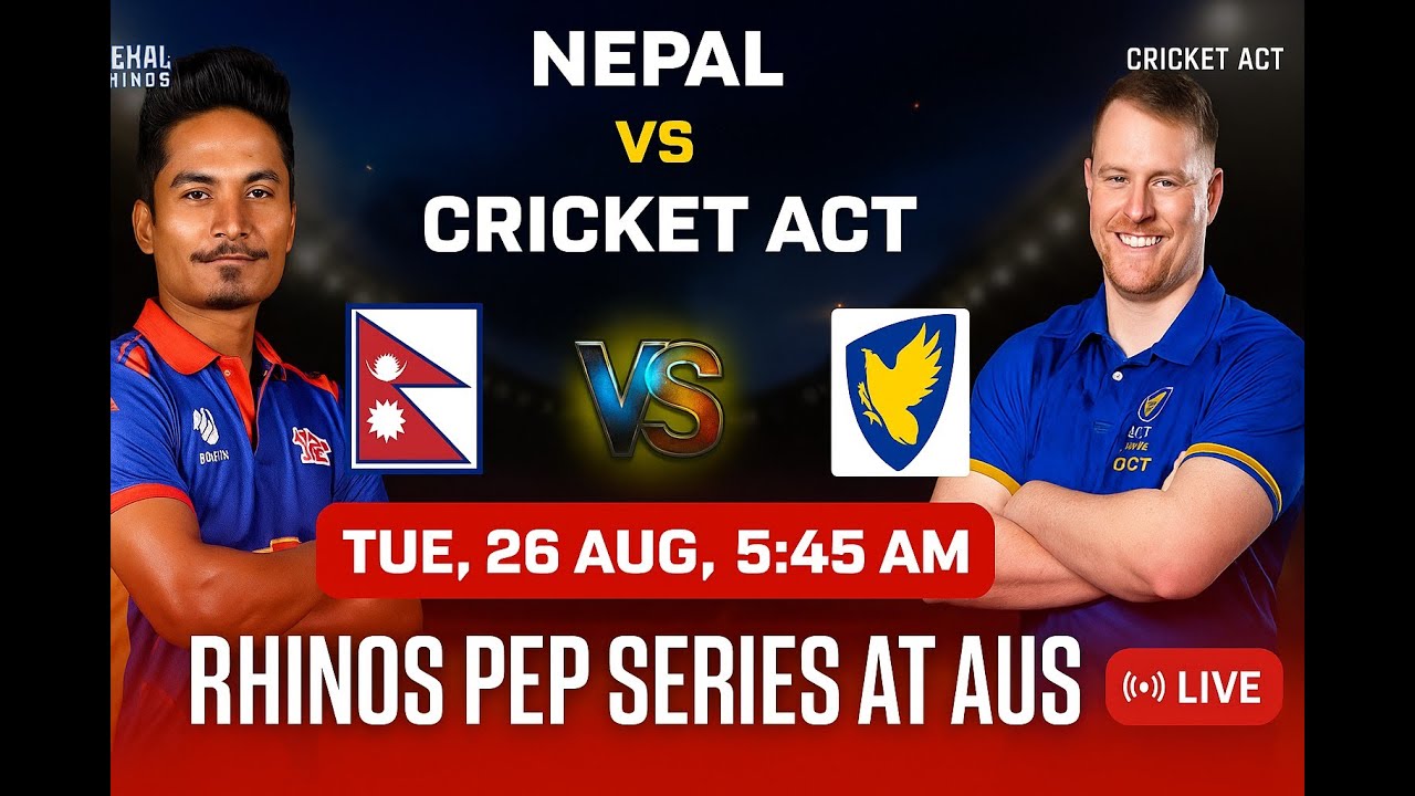 Nepal Vs South Australia One Day Match Live Score