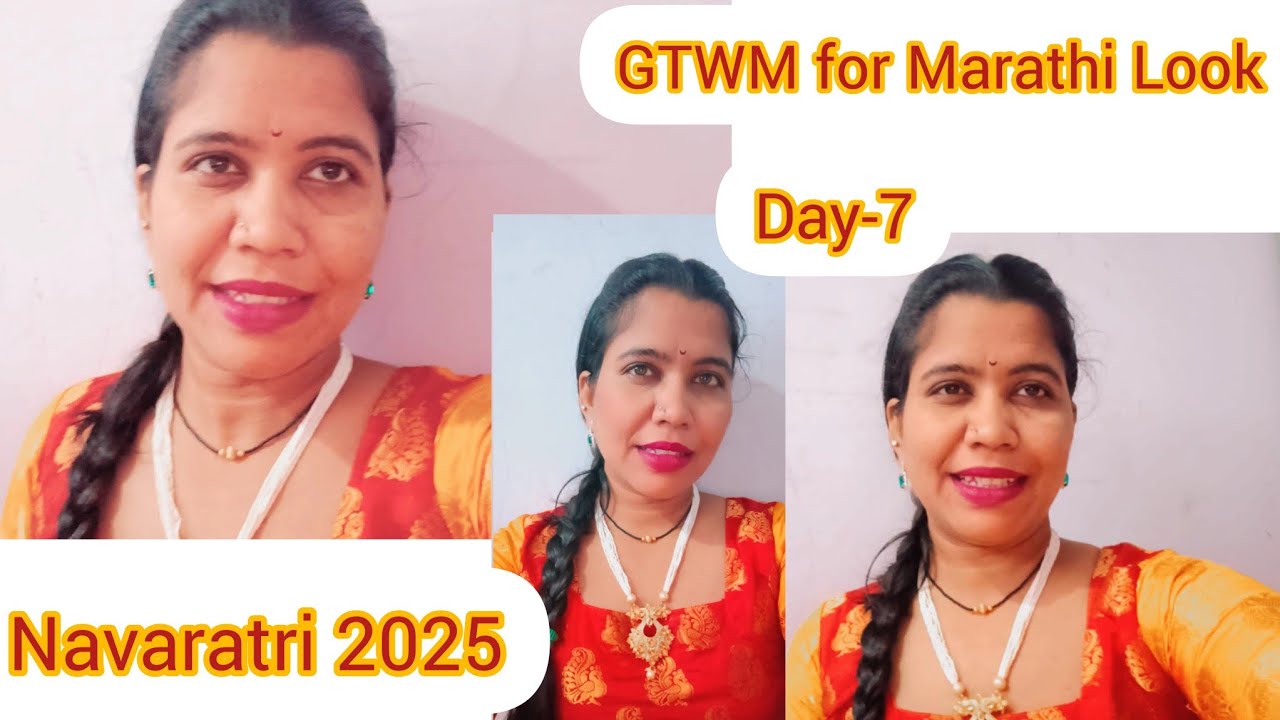 GRWM for Marathi Look 🥰 