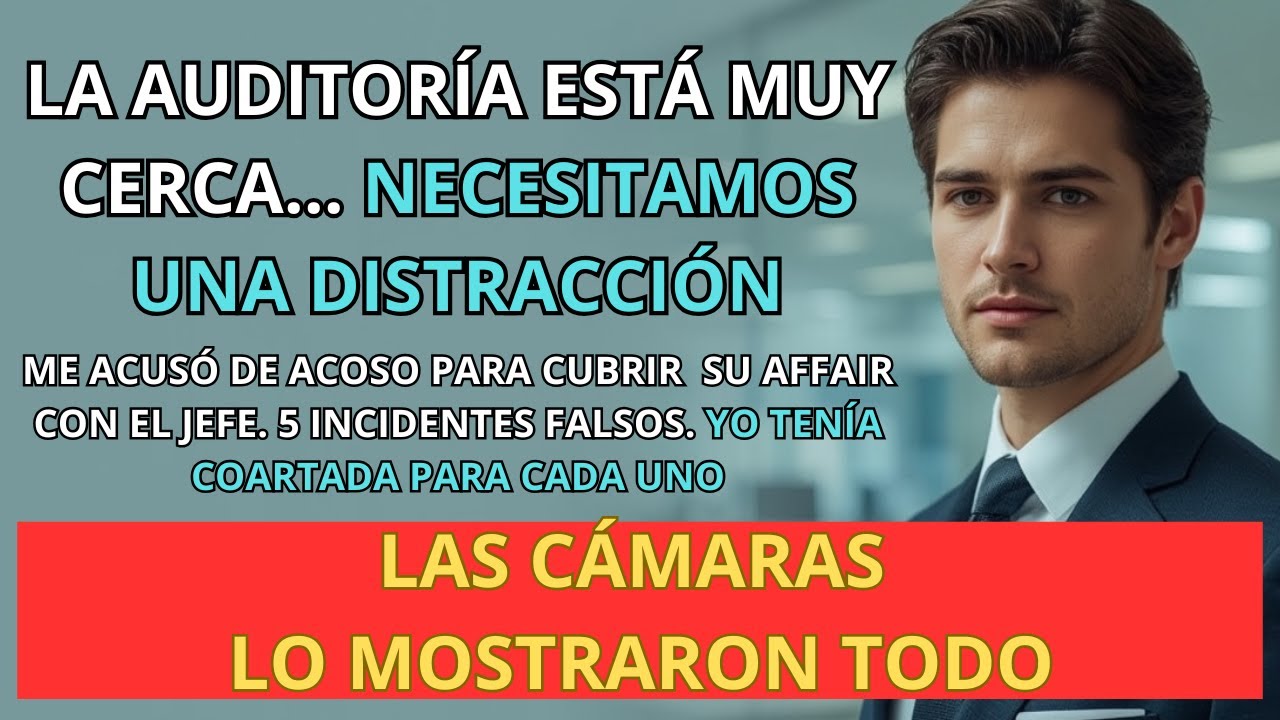 LA ASISTENTE DEL JEFE ME ACUSÓ DE ACOSO PARA CUBRIR SU AFFAIR... TENÍA LAS CÁMARAS DE SEGURIDAD