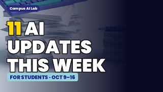 11 AI Updates for Students This Week: Gemini 4, ChatGPT Space & Jobs