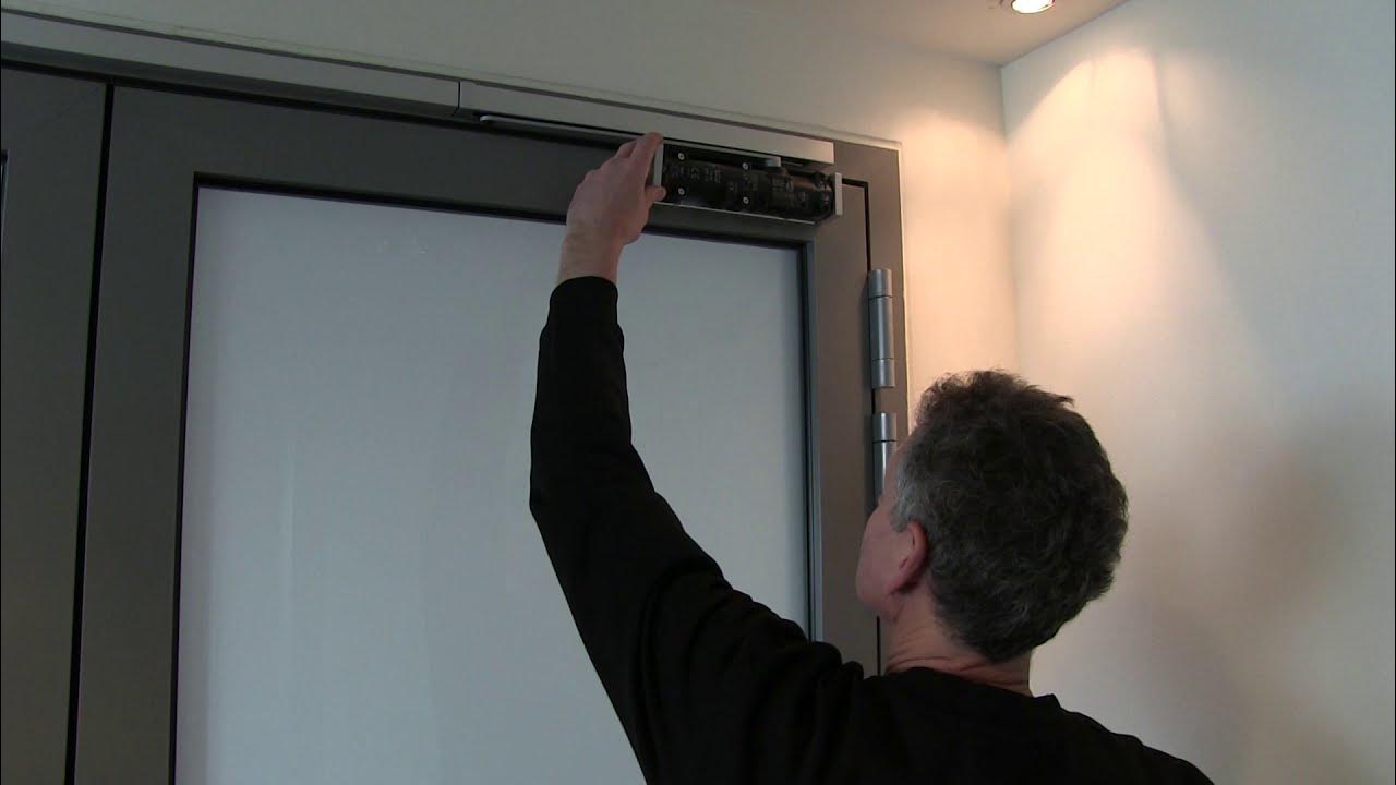 Haustechnik - Türschließer einstellen - YouTube