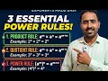  Laws of Exponents for Class 7 students with simple examples.