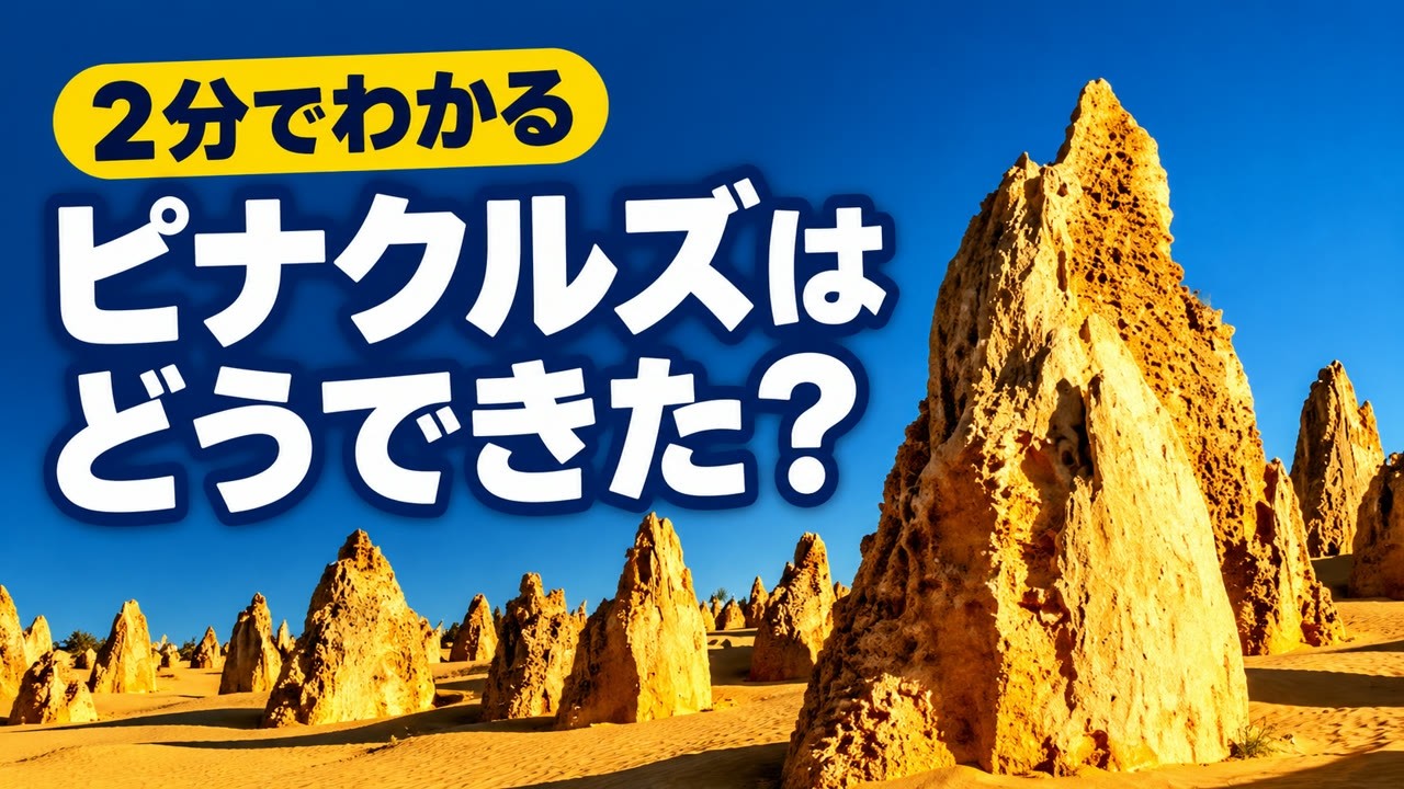 2分でわかる、ピナクルズはどうできた？