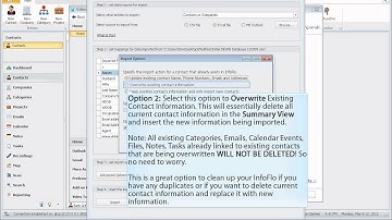 Advanced Import Options