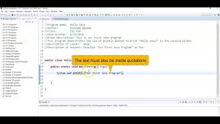 Ch 1 Demo 1 Hello.java Video
