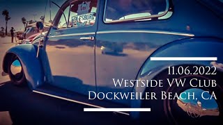 Westside VW Club meet at Dockweiler Beach in Los Angeles, CA