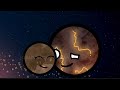 Theias death  solarballs animation