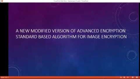 [CSC587] IMAGE ENCRYPTION USING ADVANCED ENCRYPTION STANDARD(AES)