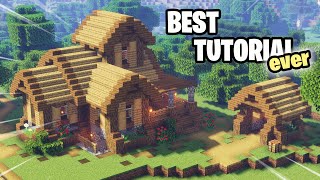 The Best Minecraft House Tutorial You Will Ever Watch...