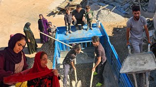 A Joyful Family Day with Ali and Zahra's Family: Cooking Local Dishes \u0026 Building a New Home Project