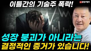 이틀간의 기술주 폭락! 성장 붕괴가 아닌 결정적인 증거가 있습니다! 장기적으로 이렇게 봐야 합니다! 주식 시장이 가장 싫어하는 구간? 바로 이 구간입니다!