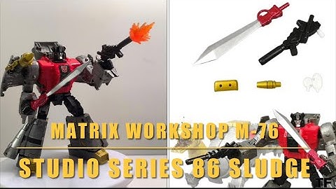 Transformers Tfsafari matrix workshop M-76 studio series 86’ sludge weapons upgrade kit