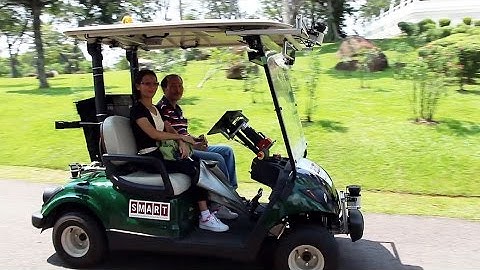 Self-driving golf carts