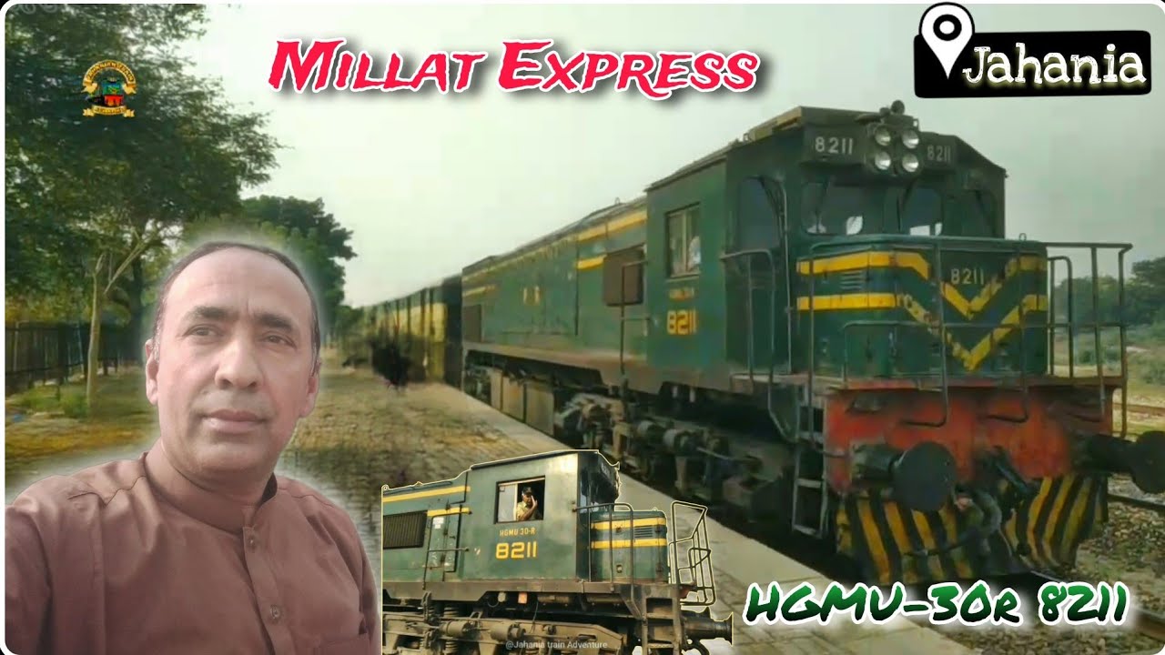 Lalamusa Bound Millat Express Jahania Railway Station YouTube