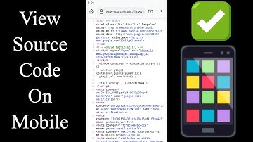 How to view source code of a website on mobile | 100% working method 2025