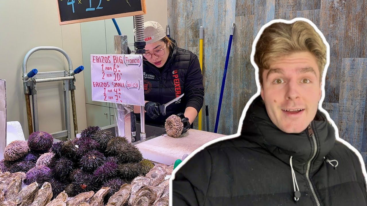 EXOTISCHES ESSEN auf dem Mercat de la Boqueria in BARCELONA