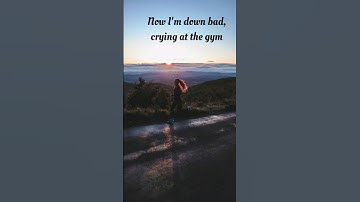 crying at the gym #downbad #taylorswift