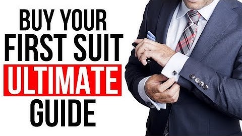 Look FLAWLESS In Suits | The Ultimate Guide To Buying Your First Suit