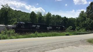Sd40-2 trails on 1 car C56 CP RADE