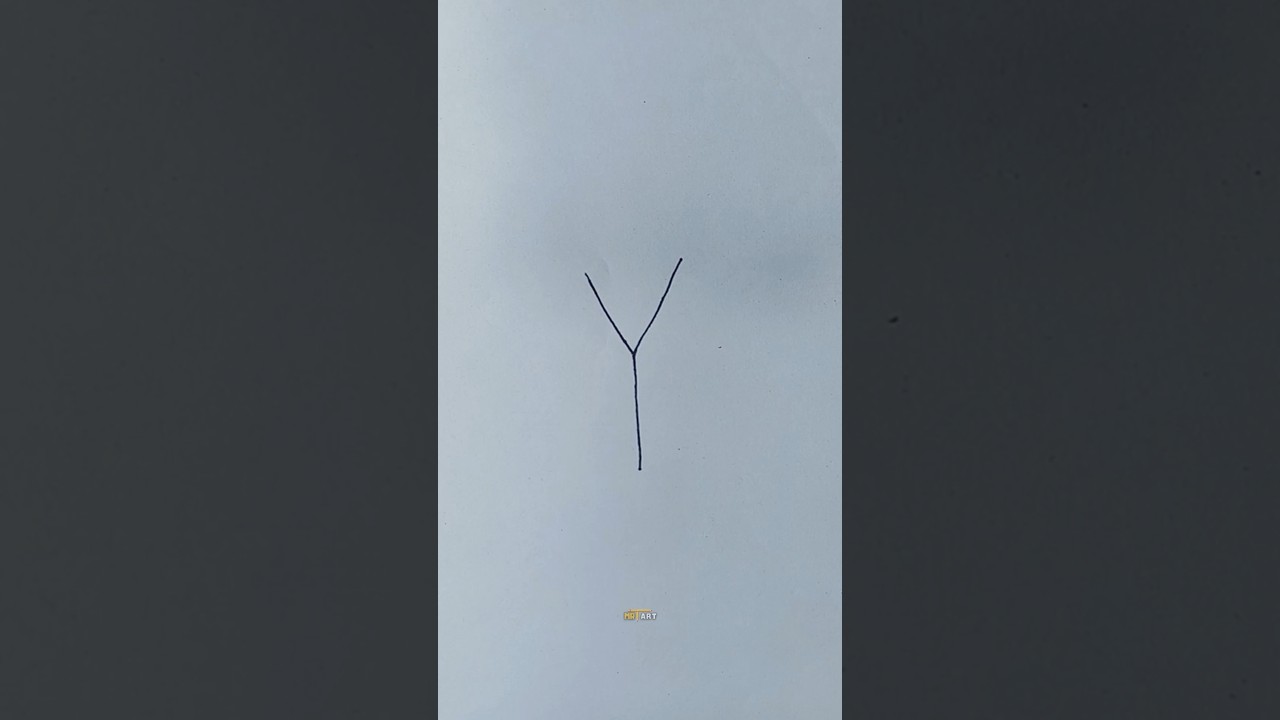 Creative Drawing With Alphabet Y. 