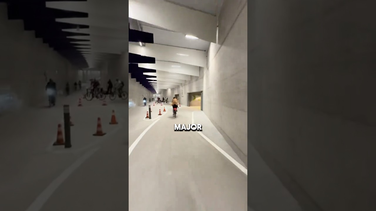 The Best Bike Tunnel in the World(@alinatwirth)