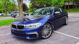 2020 BMW M550 XDRIVE Mediterranean Blue Walk-around! 🇩🇪