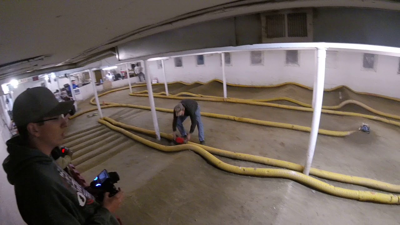 Barnstormers R/C 1/10 Winter Points series race #1  2WD A-Main Sworkz S12-1MR