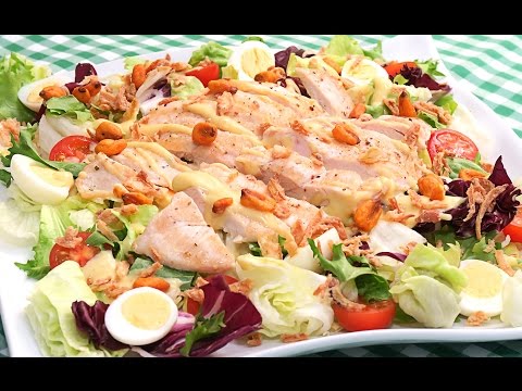 Video: Cómo Cocinar Ensalada Carmen Con Pollo