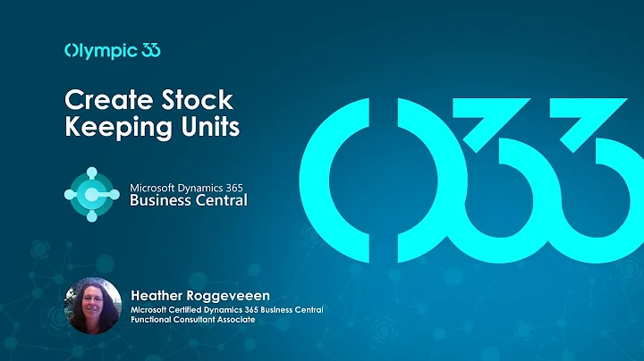 Inventory Stock Keeping Units - Microsoft Dynamics 365 Business Central