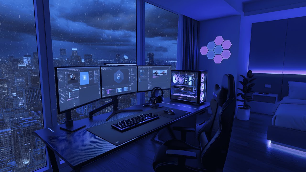 Stormy Skies, Calm Mind 🌧️ Lofi Focus Music