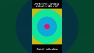 graphics in python #illusion  #pygame #shorts #coding #youtubeshorts #youtube