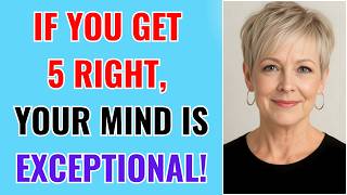 If YOU Get 5 Right, Your MIND Is EXCEPTIONAL! | Senior BRAIN TEST