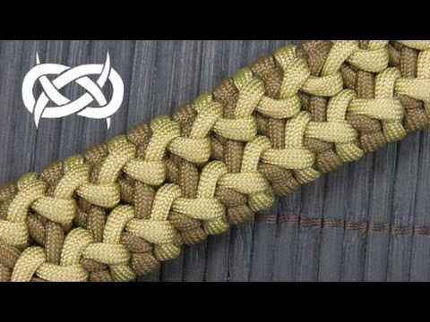 How to make a Wide Side Step Paracord Bracelet 