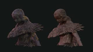 Environment Concept Art. Statue Variations