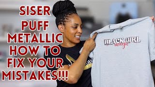 How To Press The Perfect PUFF!  FIX YOUR MISTAKES & SAVE YOUR SHIRT!  FULL KNOCKOUT CRICUT TUTORIAL!