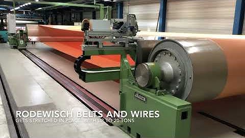 Calendering up to 20 tons - RODEWISCH PMC & Fabrics for Nonwovens - Made in Germany -