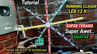 How to make a super cool 12V LED running light ‼️ Super bright and super durable