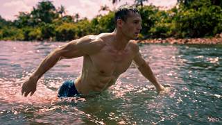 SHIRTLESS PHYSIQUE 💪🔥  SIX PACK ABS REVEAL  NO EXCUSES FITNESS