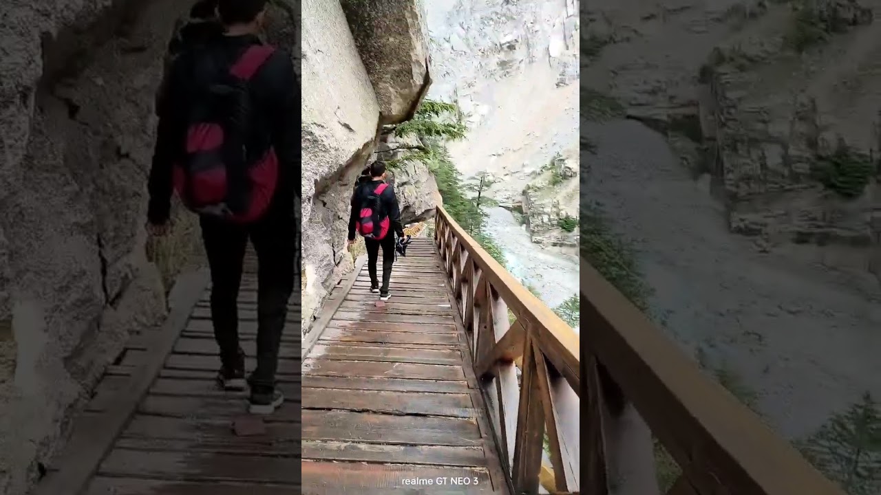 🌄 Daredevil Walk on Gartang Gali | India’s Most Dangerous Wooden Bridge! 😱 | 